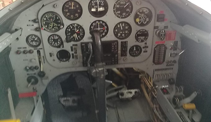 Blick ins Cockpit der Jak von Eugen Wüest.  (Foto zvg)