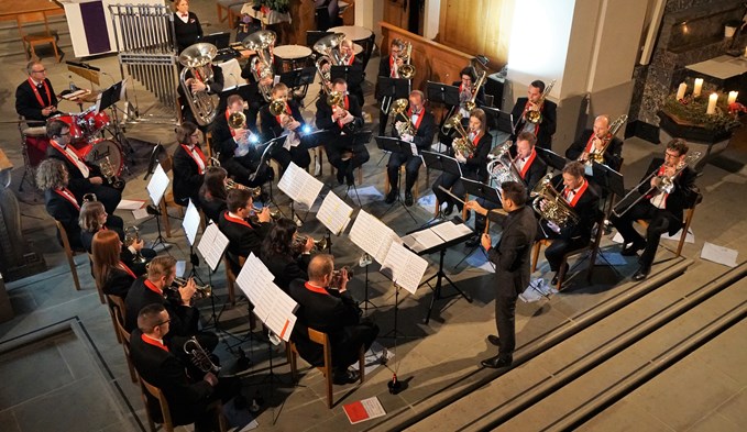 Die Brass Band Feldmusik Knutwil lud zum Adventskonzert ein.  (Foto zvg)