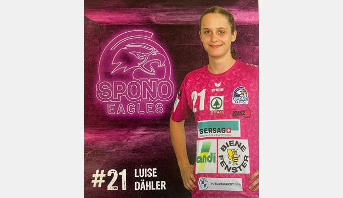 Luise Dähler ist nicht nur sozial aktiv, sondern auch als Handballerin bei den Spono Eagles und in der U18-Nationalmannschaft. (Foto zvg)