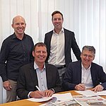 v.l.n.r. Gregor Lötscher, Roland Meyer, Guido Eberhard, Hilmar Gernet