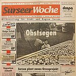 Front der ersten Surseer Woche vom 1. Oktober 1992 Front der ersten Surseer Woche vom 1. Oktober 1992