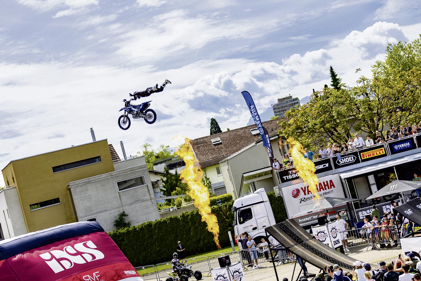 Halsbrecherische Monöver gab's 2024 bei der FMX-Show zu bestaunen. Fotos zVg