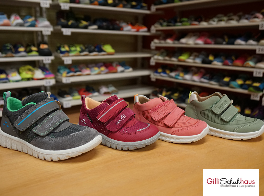 Kinderschuhe von Superfit sind passgenau, funktional und kindergerecht.FOTO CBU 