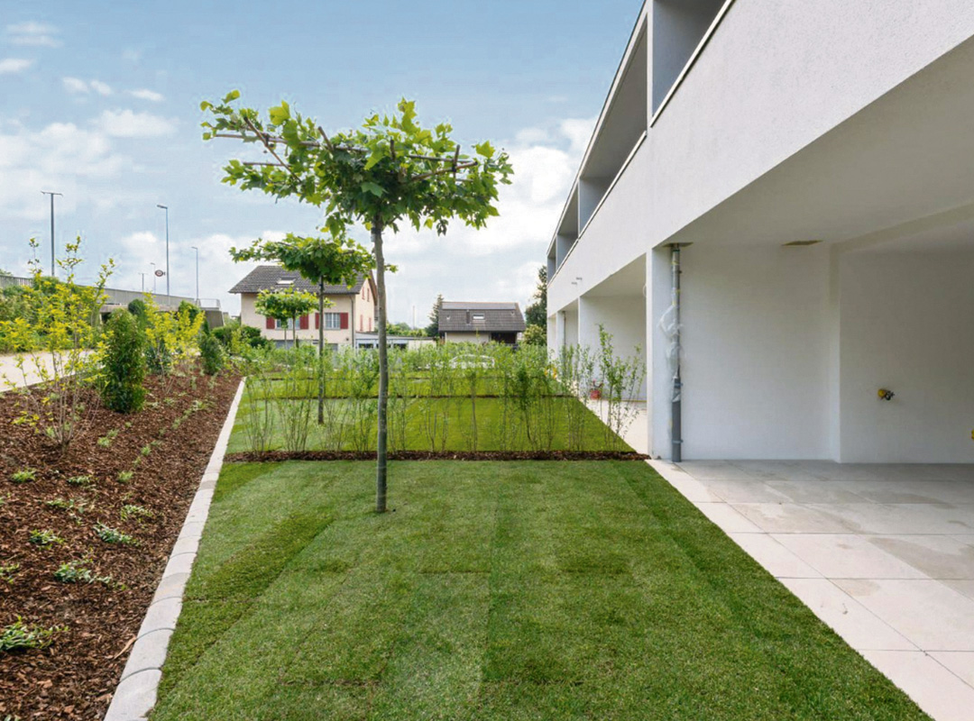 Ein von Mustafa Gartenbau gepflegter Aussenbereich. FOTO ZVG 