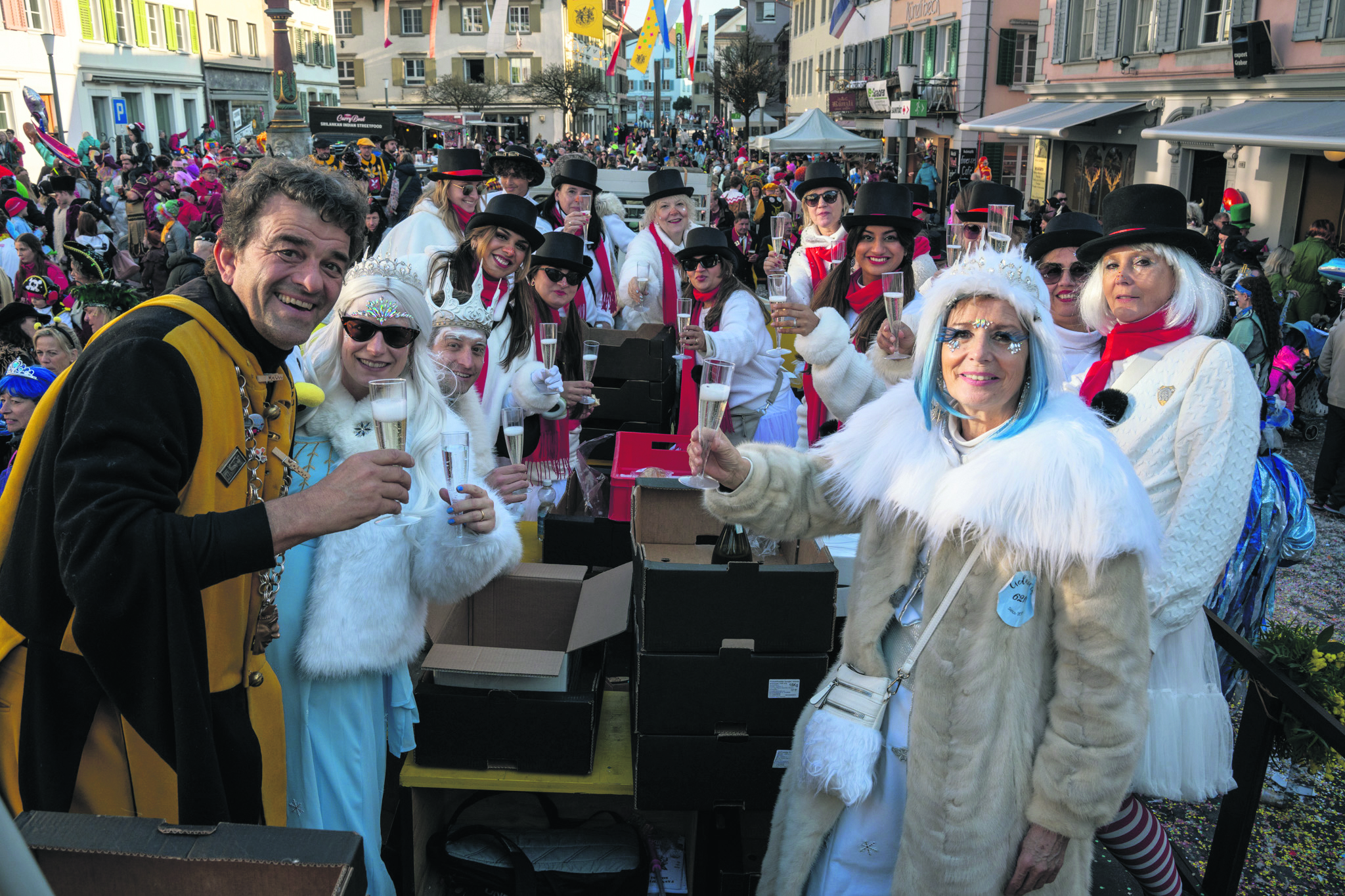 Heiniwagen 2025 mit dem Motto «Eiszeit». Bild: zVg