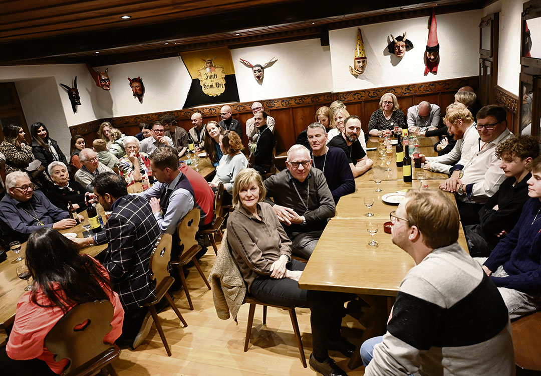 Zunftapéro in der Zunftstube.