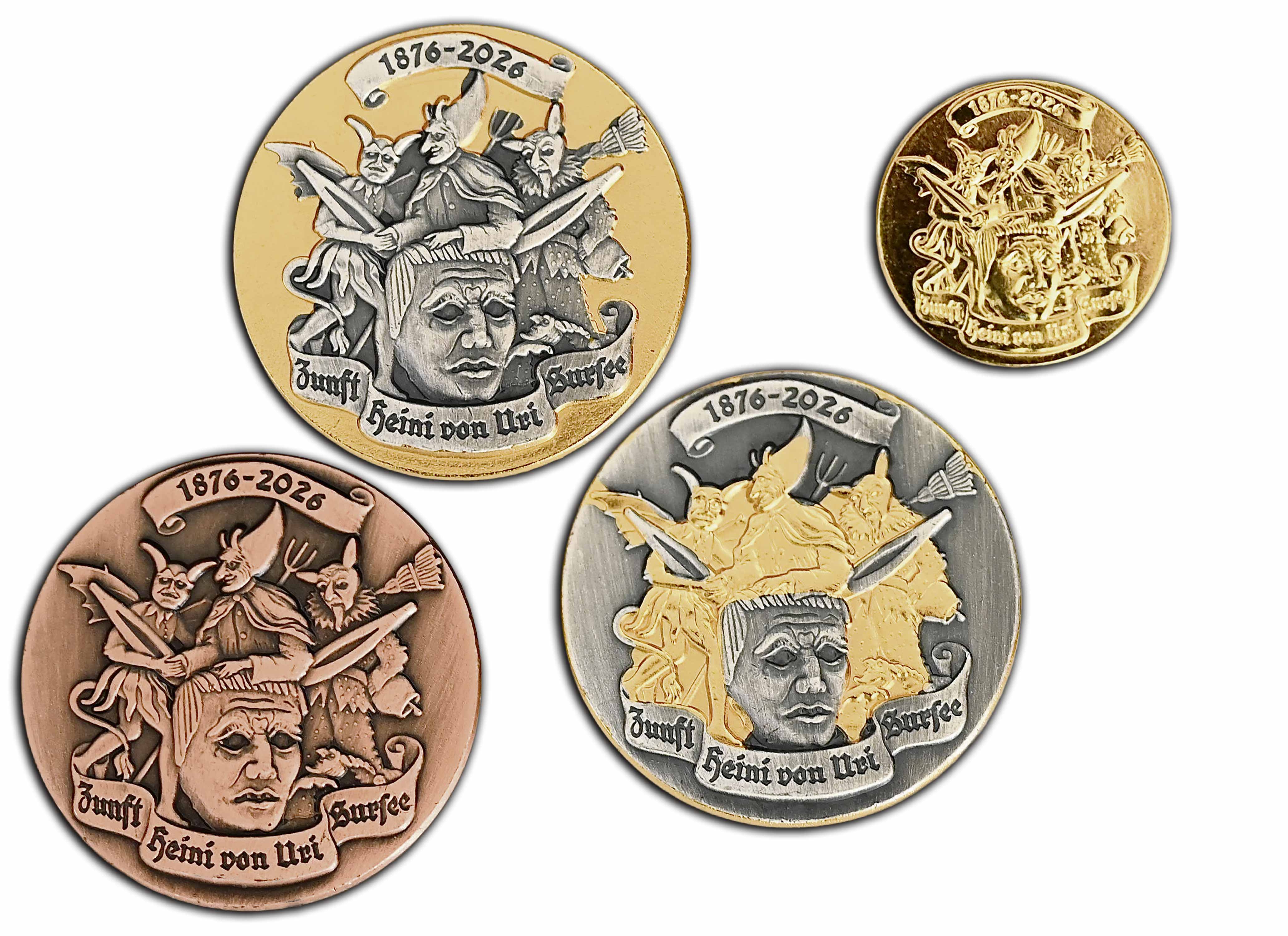 Plaketten 2026 der Zunft Heini von Uri Sursee