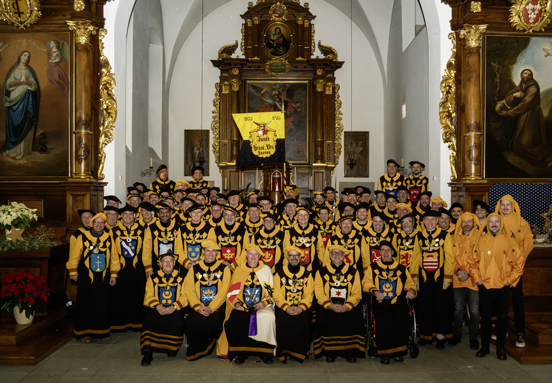  Die vereinigte Zunft 2025 vor der Wahl des neuen Heinivaters