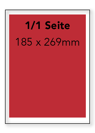 Inseratebeispielgrösse ganze Seite