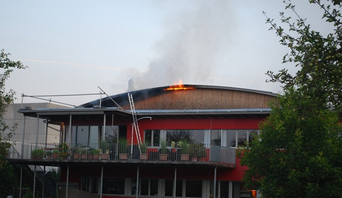 Beim Brand in Büron wurde niemand verletzt. (Foto: zVg)