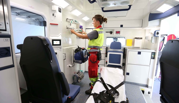Der Rettungsdienst am Kantonsspital Sursee beschäftigt derzeit 20 Rettungssanitäter. Foto:sti