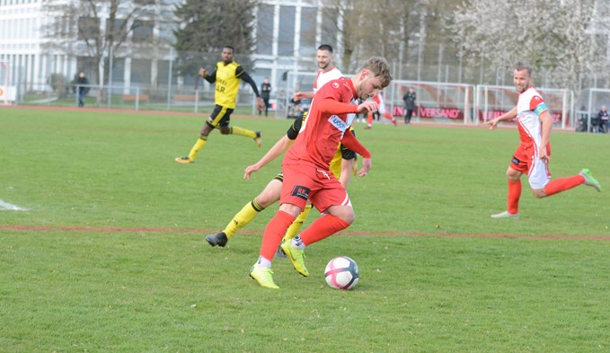Der Mann des Spiels: Ushtrim Hasani erzielte zwei Tore gegen Altdorf. Foto sti