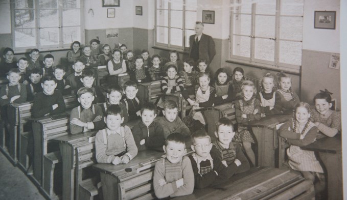 Die Schule Mauensee, wie sie sich vor Jahrzehnten präsentierte. Foto zVg