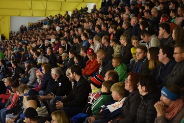 1115 Zuschauer verfolgten das Spiel in der Eishalle Sursee.  (Foto Thomas Stillhart)