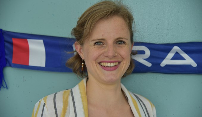 Anna Kaufmann ist seit dem Schuljahr 2019/20 neu Französischlehrerin an der Kanti. Sie stammt aus Sempach. (Foto Thomas Stillhart)
