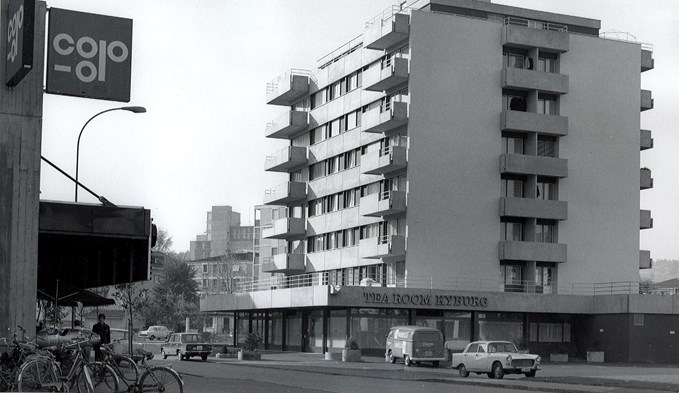 Die Kyburgerstrasse im Jahr 1970. (Foto Stadtarchiv Sursee/Korporation Sursee)