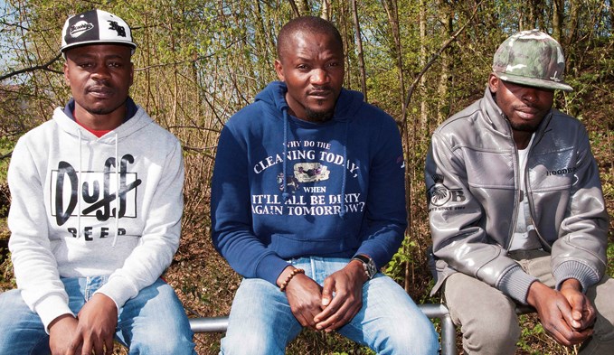 Am Besuchstag 2013 im Asylzentrum in Nottwil durfte diese Zeitung diese drei Bewohner ablichten. (Foto Manuel Arnold/Archiv)