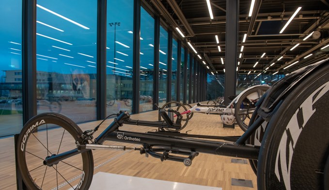 Die Rollen-Trainingshalle beim Schweizer Paraplegiker-Zentrum ist eröffnet. (Foto Schweizer Paraplegiker-Stiftung)