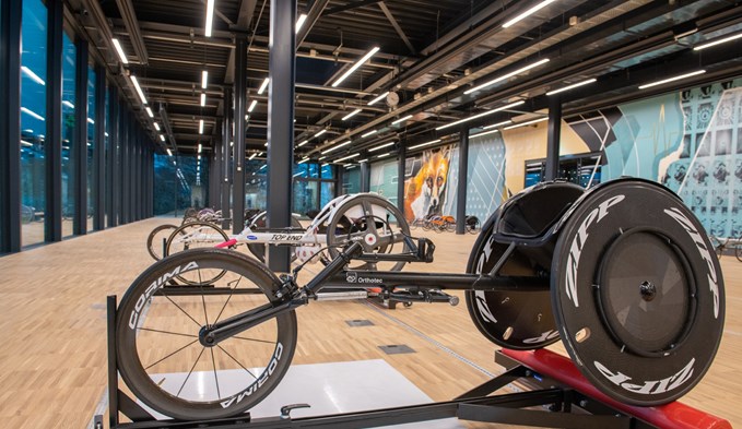Die Rollen-Trainingshalle beim Schweizer Paraplegiker-Zentrum ist eröffnet. (Foto Schweizer Paraplegiker-Stiftung)