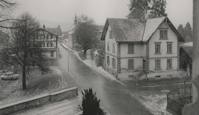 Pächterhaus Rothüsli 1967 in Sursee.  (Foto Stadtarchiv Sursee)