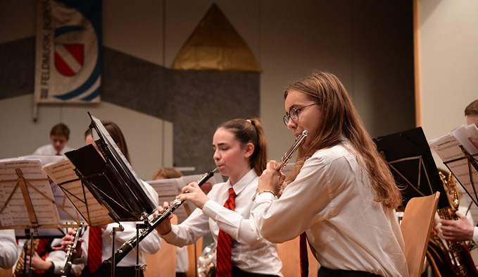 Eröffnet wurden die Konzerte von der Jugendmusik Sursee (Bild) und der Junior-Band der Musikschule Region Sursee. (Foto Fabian Zumbühl)