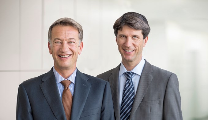 CEO Adrian Pfenniger (links) und sein Bruder Philipp Pfenniger, Verwaltungsratspräsident der Trisa AG.  (Foto zvg)