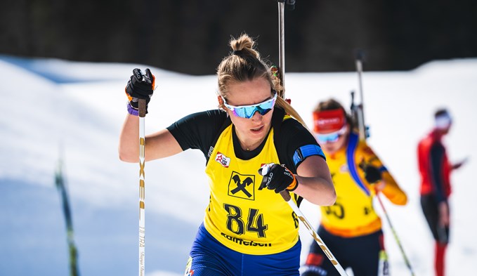 Nach zwölf Jahren Biathlon verabschiedet sich Elena Häfliger vom Spitzensport. (Foto Manuel Arnold)
