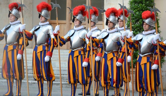Die Schweizer Garde in Rom.  (Foto Archiv/sti)