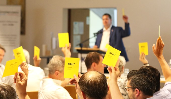 Abstimmung der Luzerner Gewerbekammer im BBZN in Hohenrain.  (Foto apimedia)