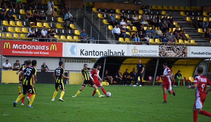 Der FC Sursee behauptete sich in der 2. Halbzeit gegen Emmen.  (Foto Thomas Stillhart)
