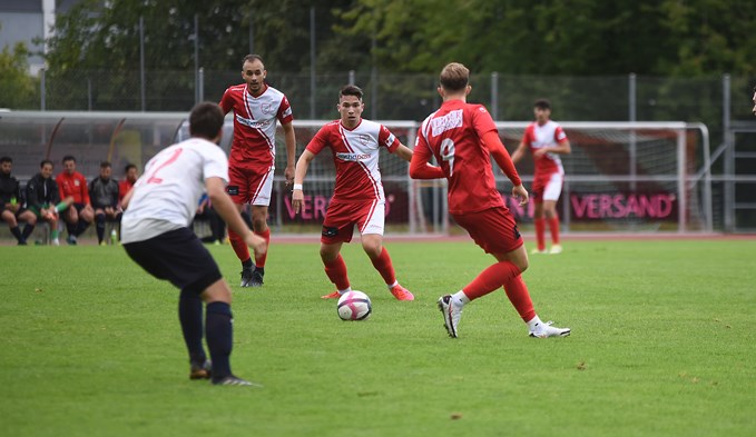 Der FC Sursee gewinnt das erste Heimspiel der Saison 2020/21 mit 2:1 (1:0) gegen Perlen am Samstag, 29. August 2020. (Foto Thomas Stillhart)