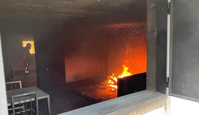 Im neuen Brandhaus brennt richtiges Feuer.  (Foto zvg)
