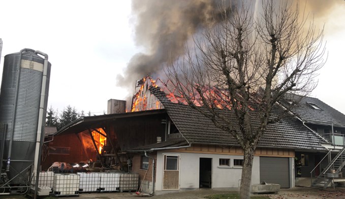 Die Brandursache ist Gegenstand der laufenden Ermittlungen, welcher durch die Brandermittler der Luzerner Polizei geführt werden. (Foto Luzerner Polizei)
