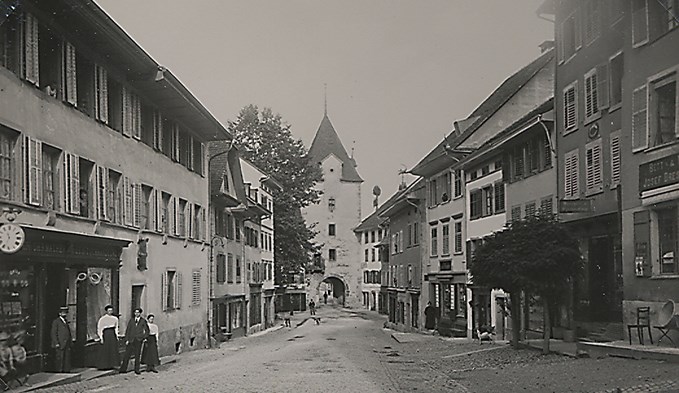 Die Surseer Unterstadt 1905.  (Foto Stadtarchiv)