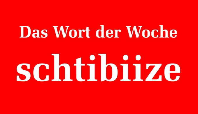 Das Wort «schtibiize» ist im «Soorser Wöörterbüechli».  (Foto zvg)