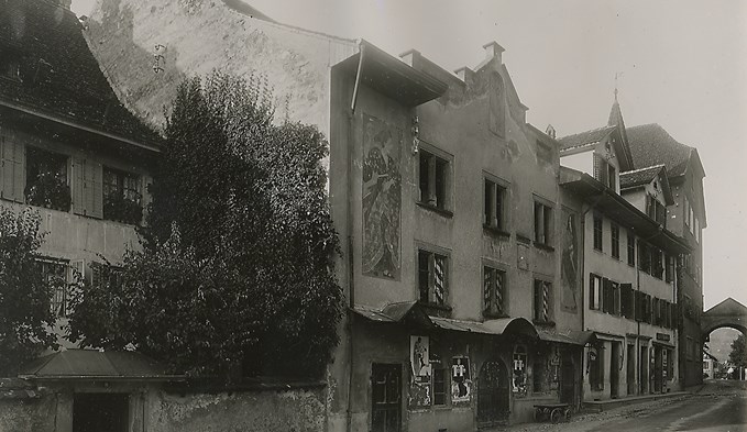 Das alte Stadttheater wurde 1925 abgebrochen.  (Foto Stadtarchiv Sursee)