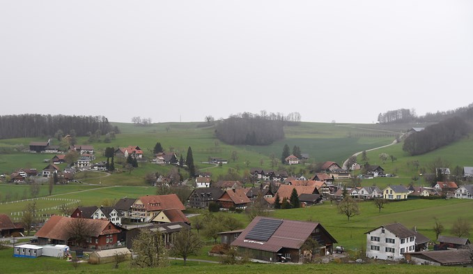 Der Ortsteil Kulmerau in der Gemeinde Triengen ist besonders betroffen. (Foto Thomas Stillhart)