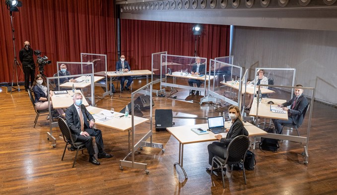 Die ordentliche GV der Luzerner Kantonalbank AG fand vor leeren Rängen, aber mit einer Stimmbeteiligung von 78.7 Prozent statt.  (Foto zvg)