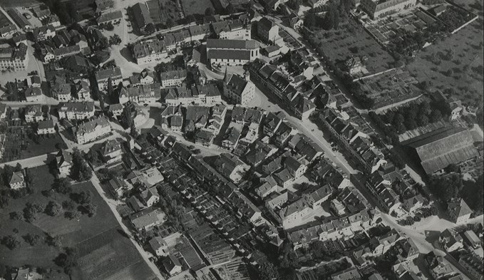 Rund 4000 Einwohner zählte die Stadt Sursee 1947. (Foto Stadtarchiv Sursee)