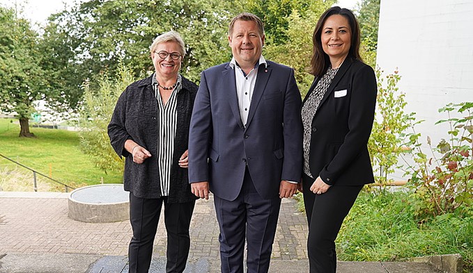 Die drei Verantwortlichen der Gastro-Regionen Seetal, Sursee und Willisau: Priska Hägeli, Moritz Rogger und Sandra Zettel (von links). (Foto zVg)