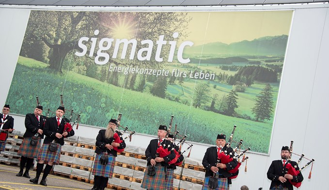Sigmatic-Inhaber Guido Sieger spielt bei den Happy Pipers Lucerne mit.  (Foto Thomas Stillhart)