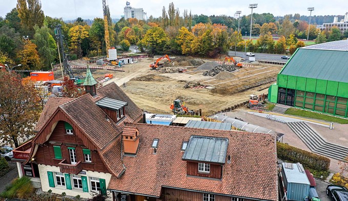 Der Bau des neuen Sekschulhauses auf dem Zirkusplatz ist einer der grössten «Brocken» bei den Investitionen. (Foto Manuel Arnold)