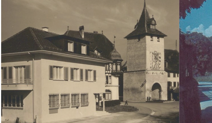 Das alte Postgebäude in Sempach wurde im Jahr 1936 gebaut. (Foto PTT-Archiv)