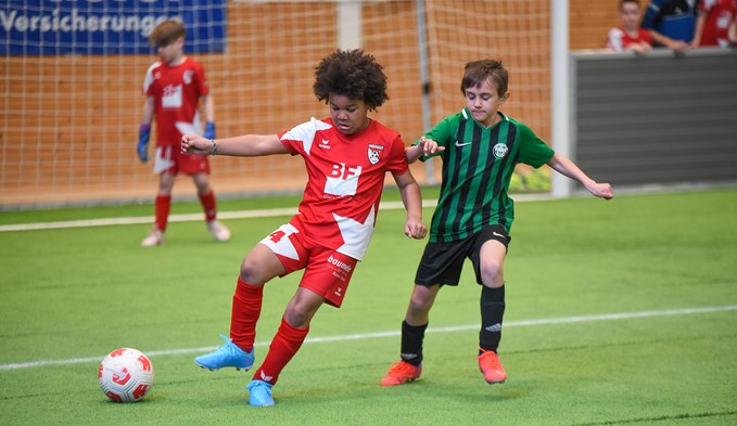 Der FC Nottwil war gleich mit mehreren Juniorenmannschaften zugegen. Mehr Fotos sind in der Bilderstrecke auf dieser Website zu sehen. (Foto Manuel Arnold)