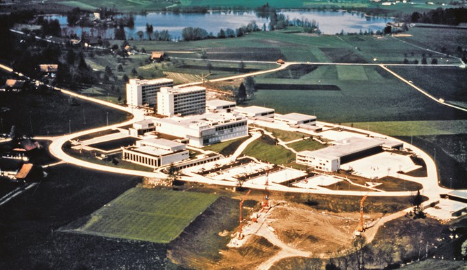 Das Gelände des Campus Sursee 1972 (Foto ZVG)