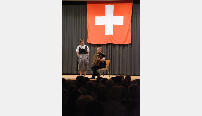 Eine von sieben Einzelvortragenden war die Neuenkircherin Heidi Bühler, die bei den Jodlerfründe Chnutu als Jodlerin mittut. (Foto Geri Wyss)