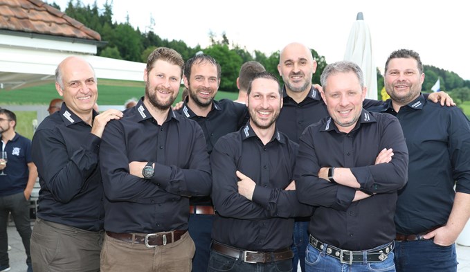 Der Vorstand von Suissetec Zentralschweiz mit Präsident Patrick Frank (ganz rechts).  (Bild apimedia)