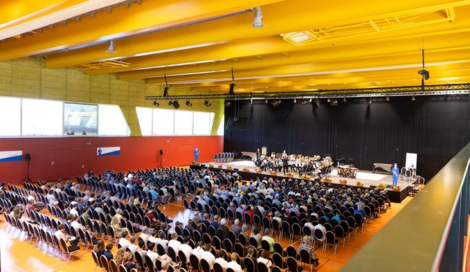 Am Samstag fanden die ersten Wettbewerbsvorträge des Luzerner Kantonal-Jugendmusikfests statt. (Foto zVg)