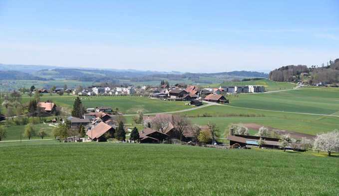 Das Dorf Schlierbach am Ostermontag 2022. (Foto Thomas Stillhart/Archiv)
