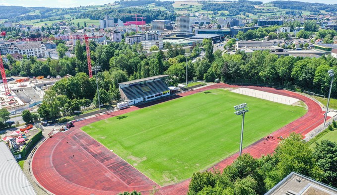 Das Stadion Schlottermilch ist seit 35 Jahren die Heimat des FC Sursee. (Manuel Arnold)